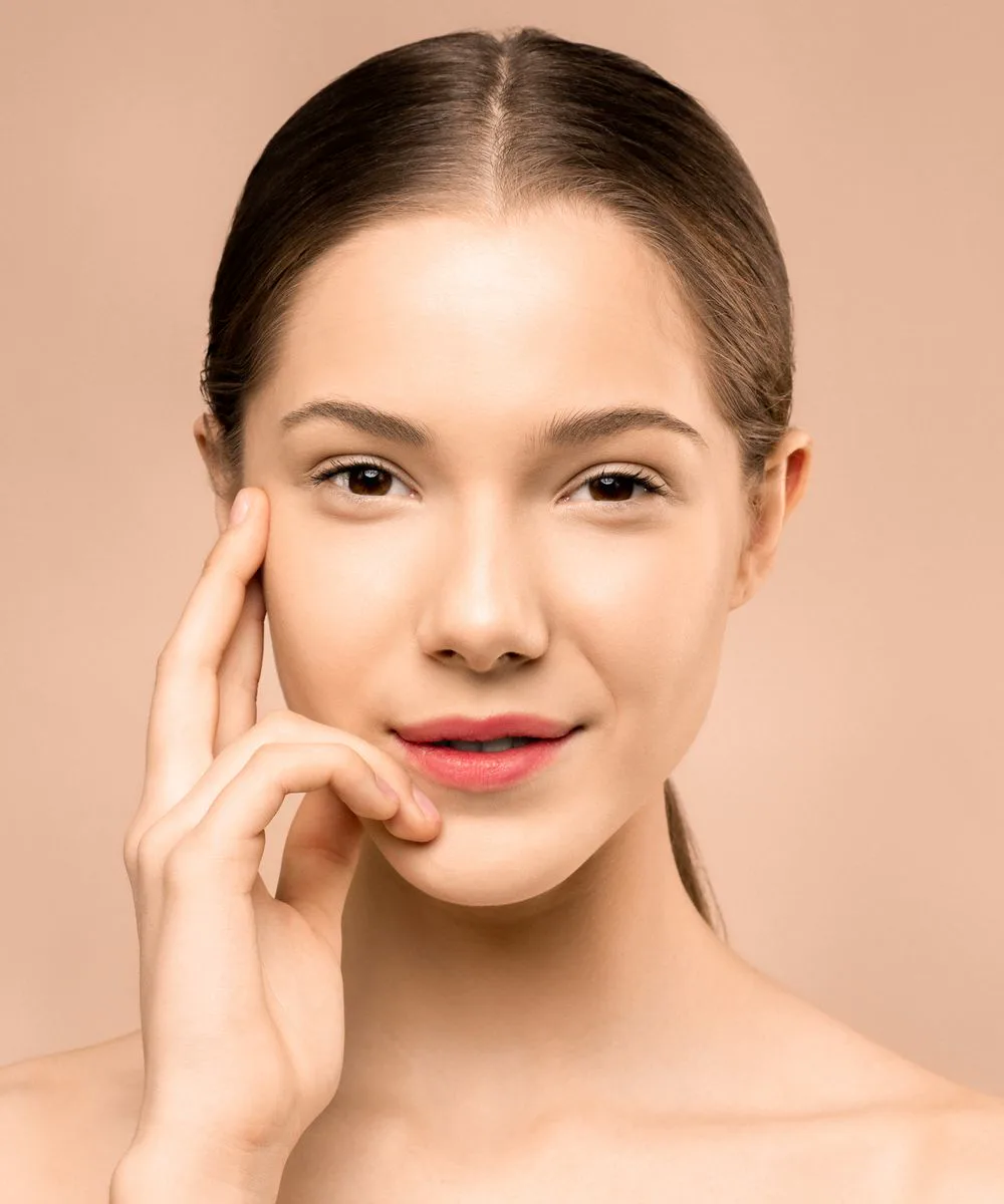 Radiant, even skin after a BB Glow treatment at Voila, Wapda Town, Lahore